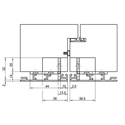 Simonswerk Tectus TE640 Cladding Bracket - 16mm