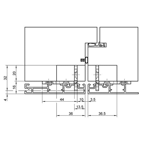 Simonswerk Tectus TE640 Cladding Bracket - 16mm