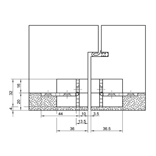 Simonswerk Tectus TE640 Cladding Bracket - 20mm