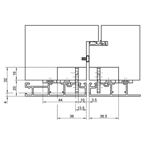 Simonswerk Tectus TE640 Cladding Bracket - 20mm