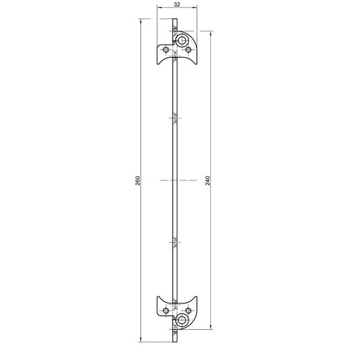 Simonswerk Tectus TE640 Cladding Bracket - 20mm