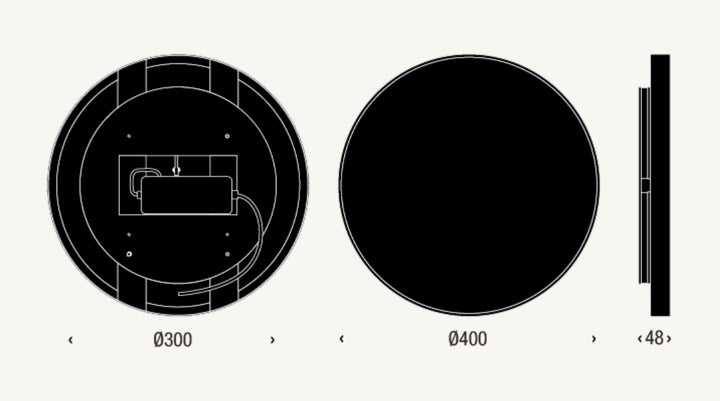 FROST UNU LED Mirror 4134 - 400mm