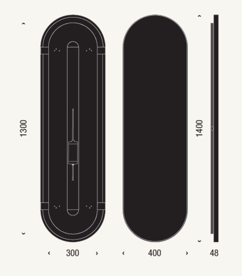 FROST UNU LED Mirror 4139K - 1400mm