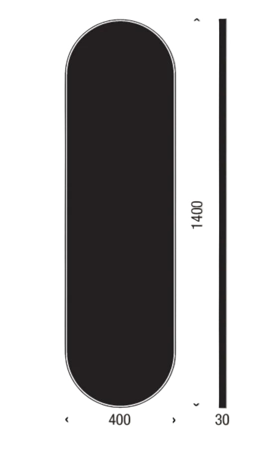 FROST UNU LED Mirror 4139 - 1400mm