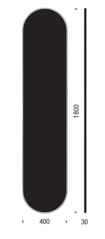 FROST UNU LED Mirror 4144 - 1800mm