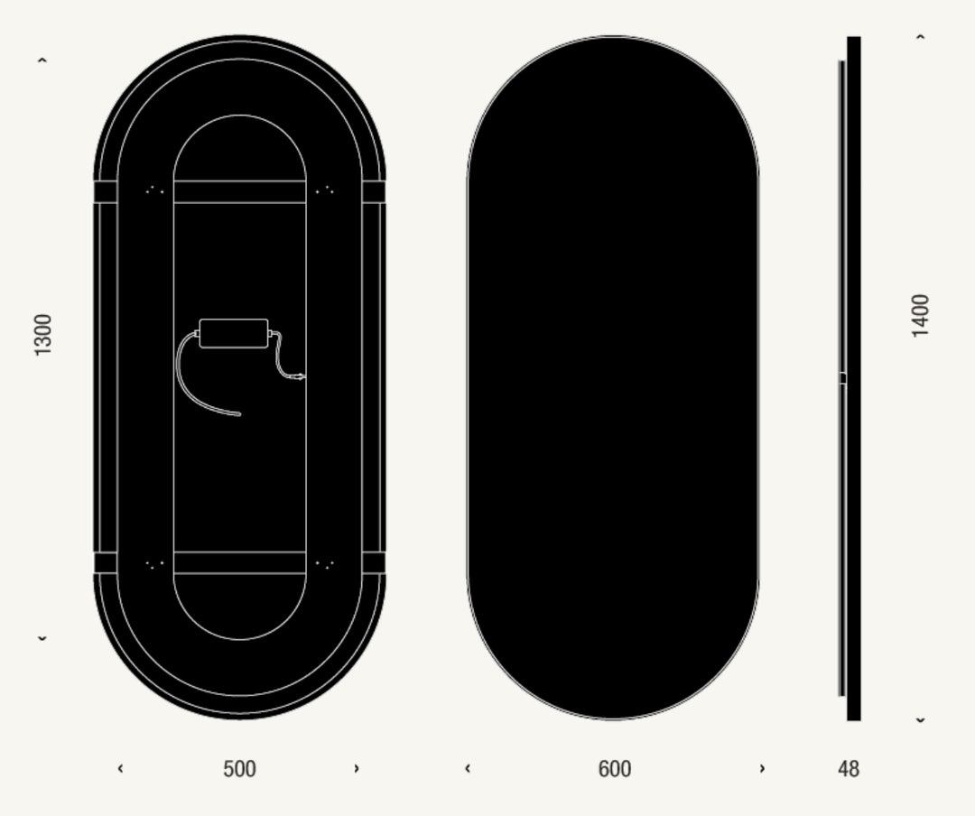 FROST UNU LED Mirror 4146K - 1400mm