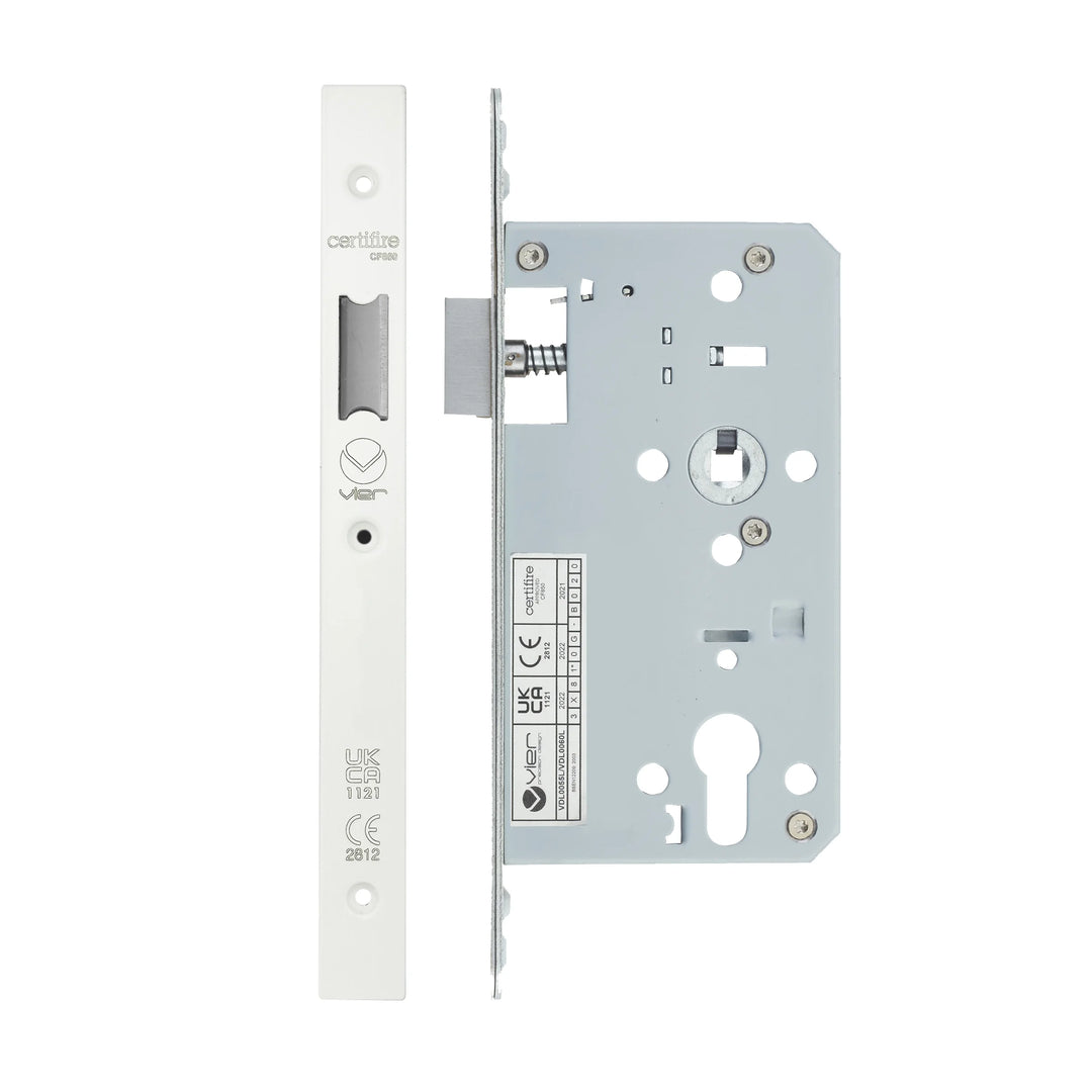 Zoo Hardware European DIN Square Latch - 2 Piece - 60mm
