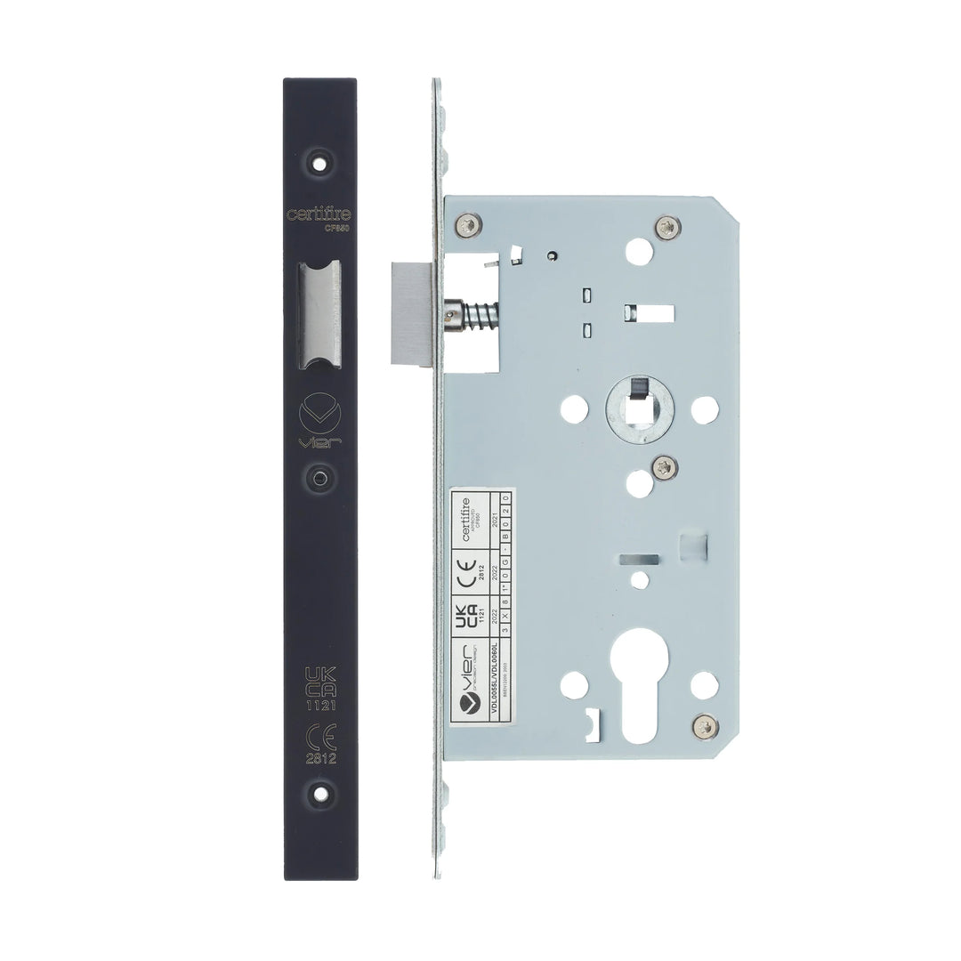 Zoo Hardware European DIN Square Latch - 2 Piece - 60mm