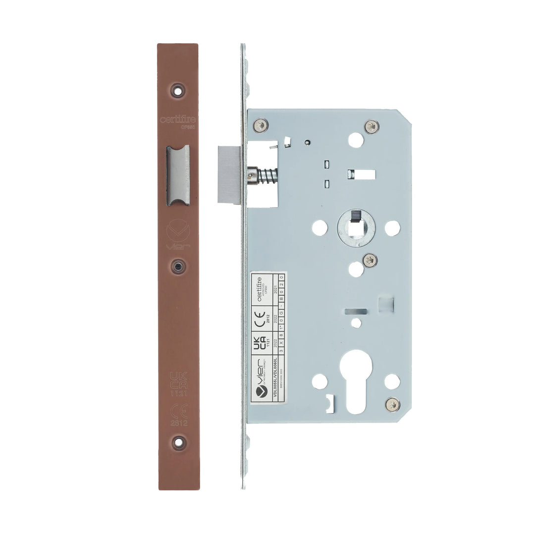 Zoo Hardware European DIN Square Latch - 2 Piece - 60mm