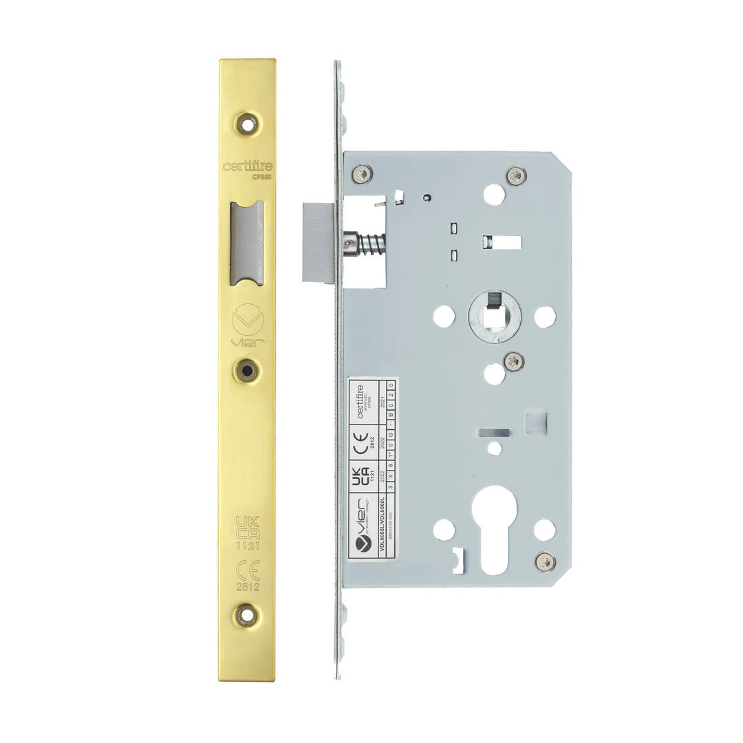 Zoo Hardware European DIN Square Latch - 2 Piece - 60mm