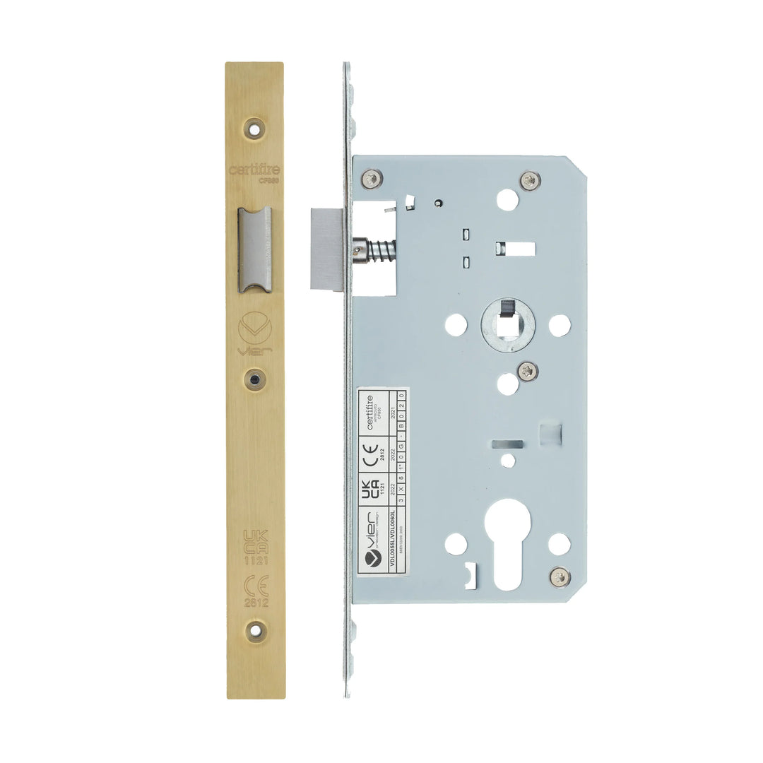 Zoo Hardware European DIN Square Latch - 2 Piece - 60mm