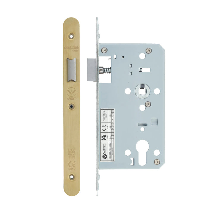 Zoo Hardware European DIN Radius Latch - 2 Piece - 60mm