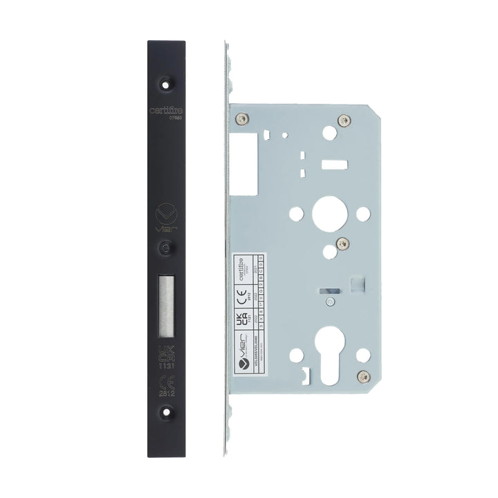 Zoo Hardware European DIN Square Cylinder Deadlock - 2 Piece - 60mm
