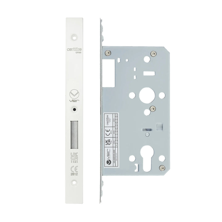 Zoo Hardware European DIN Square Cylinder Deadlock - 2 Piece - 60mm
