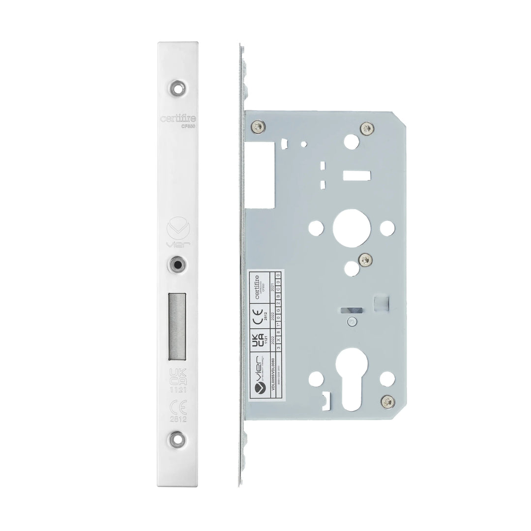 Zoo Hardware European DIN Square Cylinder Deadlock - 2 Piece - 60mm