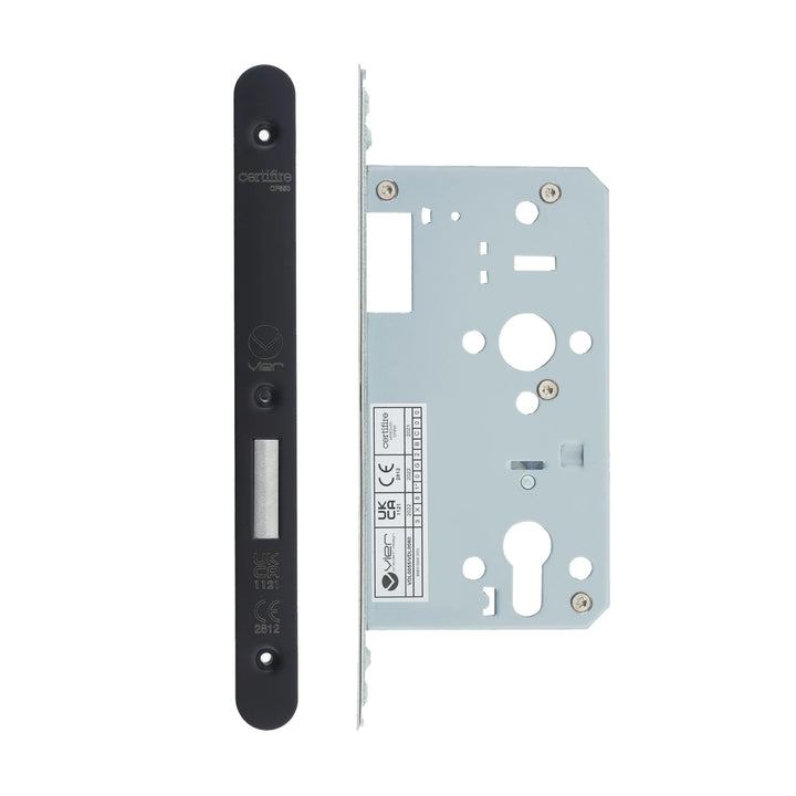 Zoo Hardware European DIN Radius Cylinder Deadlock - 2 Piece - 60mm
