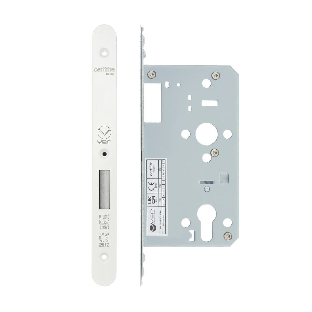 Zoo Hardware European DIN Radius Cylinder Deadlock - 2 Piece - 60mm