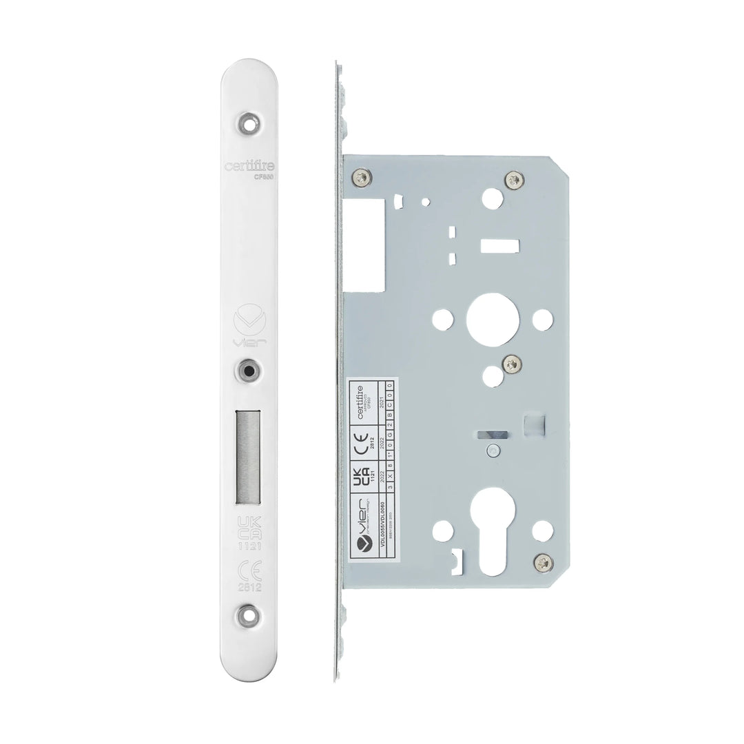 Zoo Hardware European DIN Radius Cylinder Deadlock - 2 Piece - 60mm