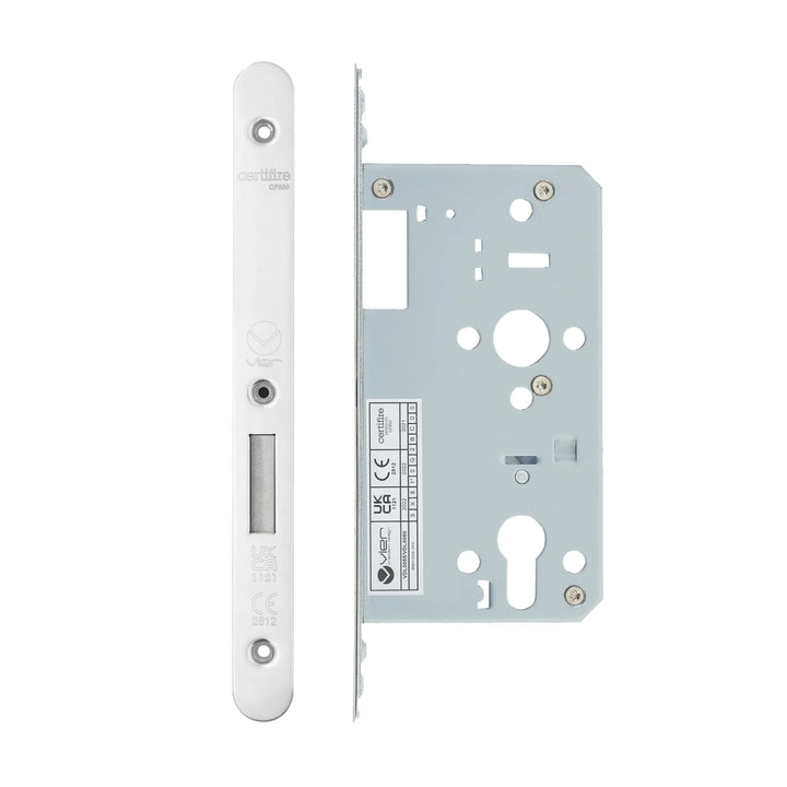 Zoo Hardware European DIN Radius Cylinder Deadlock - 2 Piece - 60mm