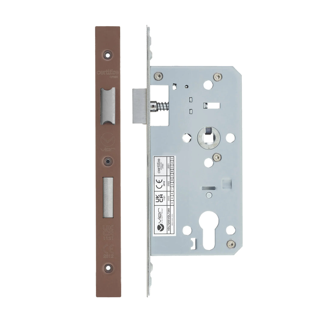 Zoo Hardware European DIN Square Cylinder Sashlock - 2 Piece - 55mm
