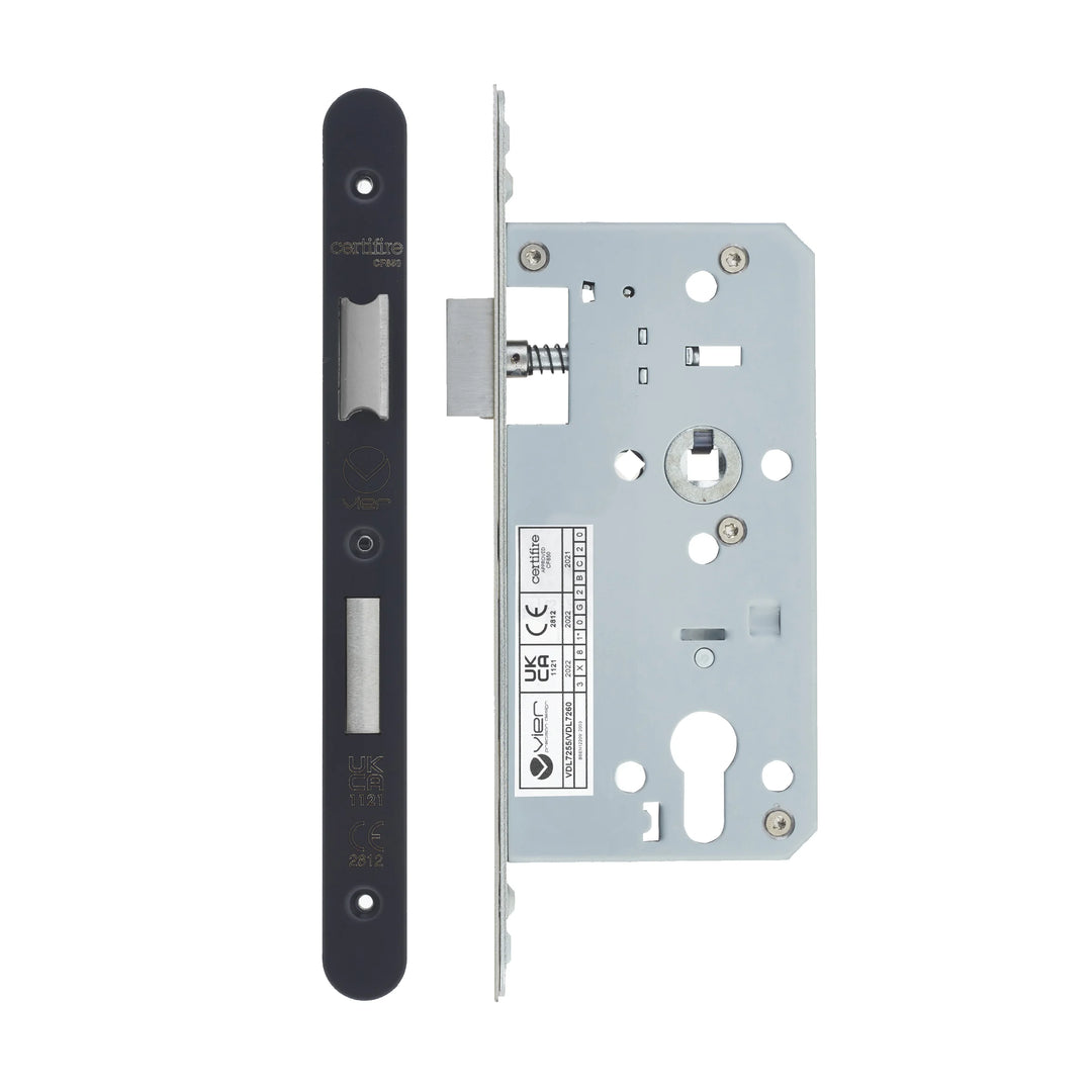 Zoo Hardware European DIN Radius Cylinder Sashlock - 2 Piece - 55mm