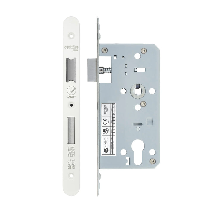Zoo Hardware European DIN Radius Cylinder Sashlock - 2 Piece - 55mm