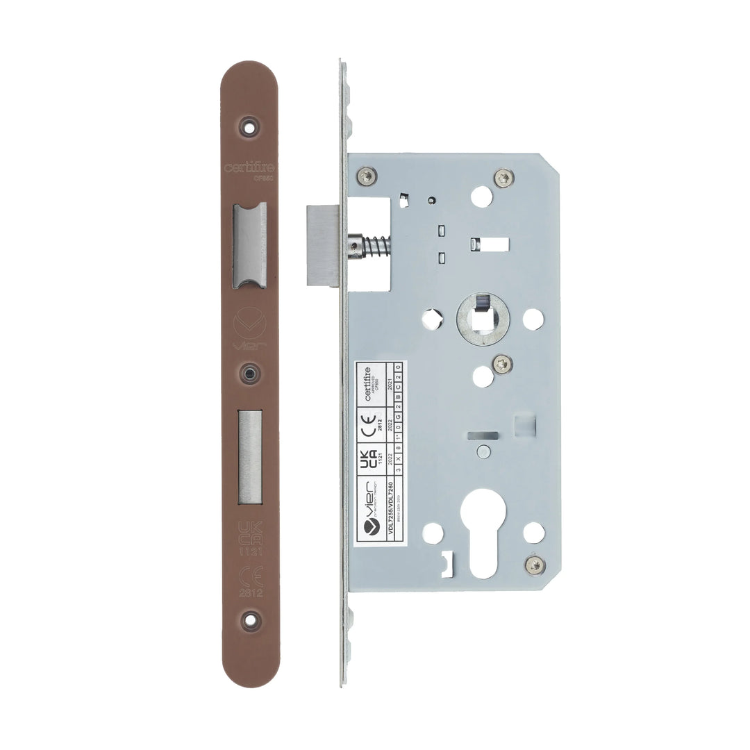 Zoo Hardware European DIN Radius Cylinder Sashlock - 2 Piece - 55mm
