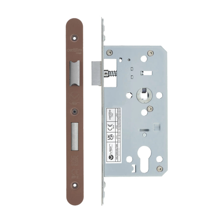 Zoo Hardware European DIN Radius Cylinder Sashlock - 2 Piece - 55mm