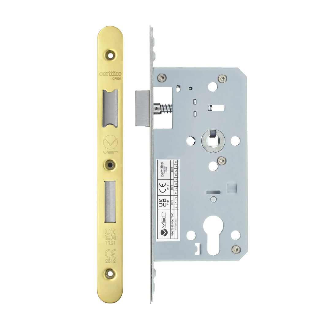 Zoo Hardware European DIN Radius Cylinder Sashlock - 2 Piece - 55mm