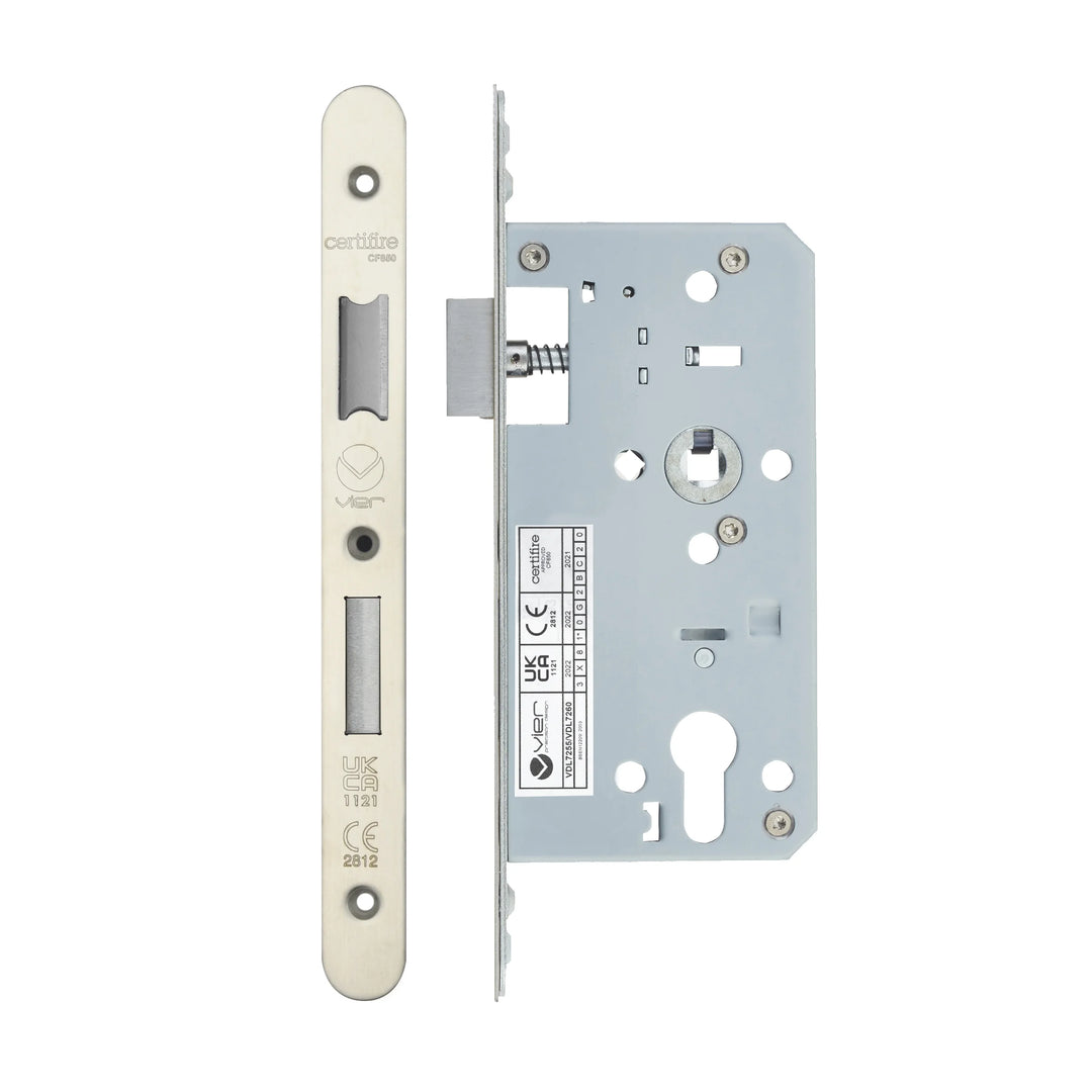 Zoo Hardware European DIN Radius Cylinder Sashlock - 2 Piece - 55mm