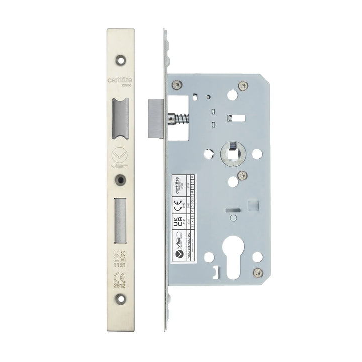 Zoo Hardware European DIN Square Cylinder Sashlock - 2 Piece - 55mm