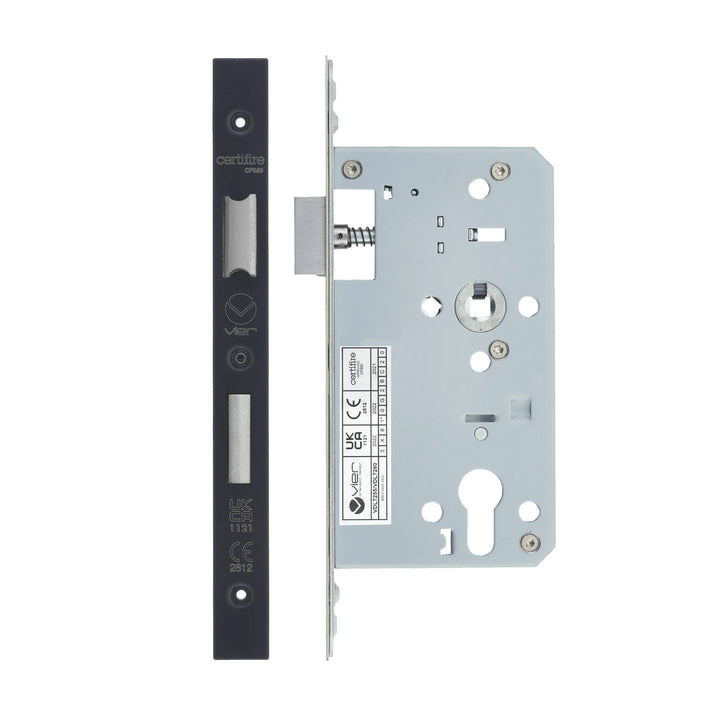 Zoo Hardware European DIN Square Cylinder Sashlock - 2 Piece - 60mm