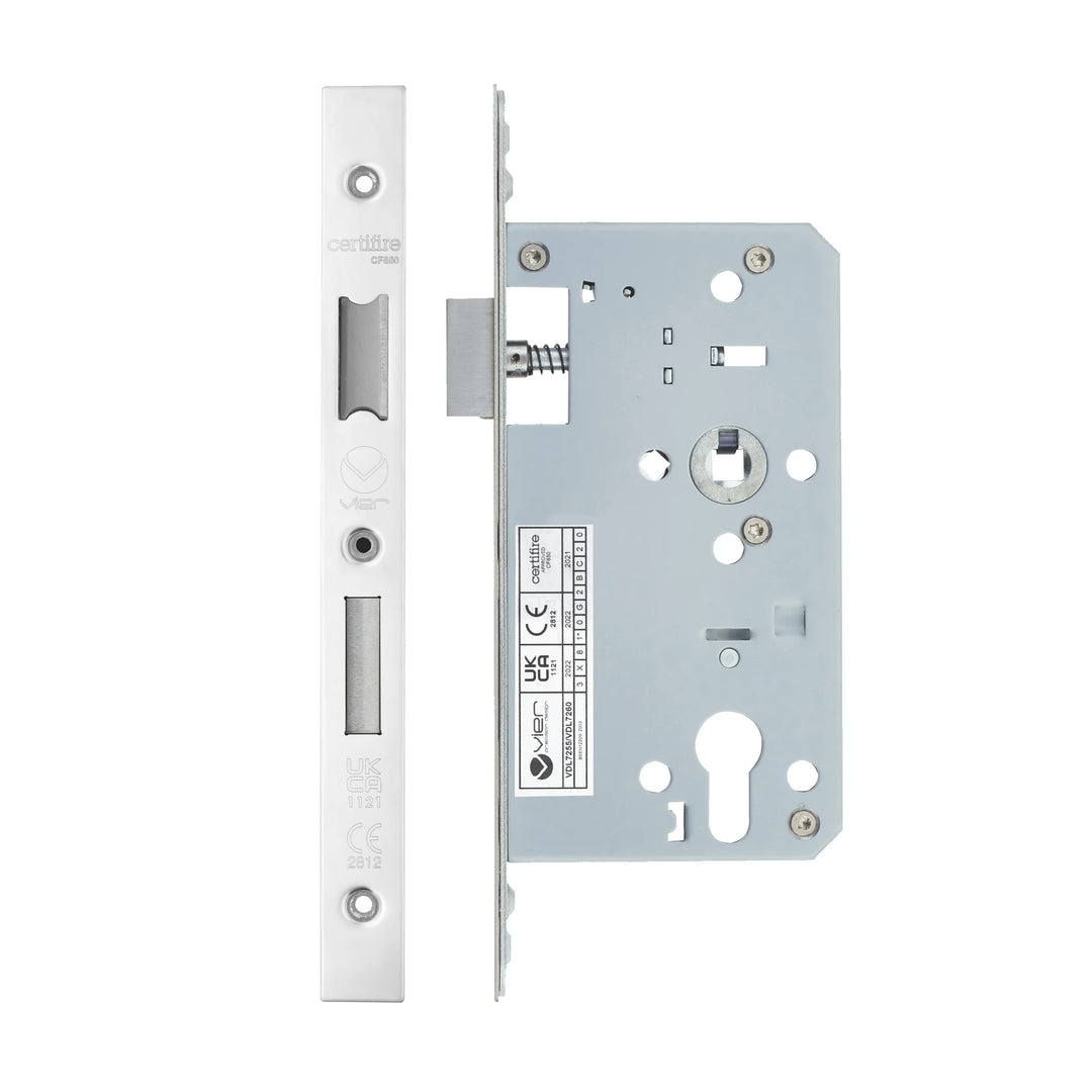 Zoo Hardware European DIN Square Cylinder Sashlock - 2 Piece - 60mm