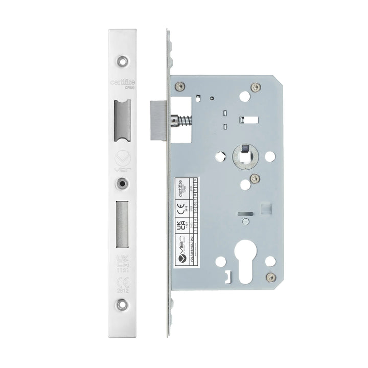 Zoo Hardware European DIN Square Cylinder Sashlock - 2 Piece - 60mm