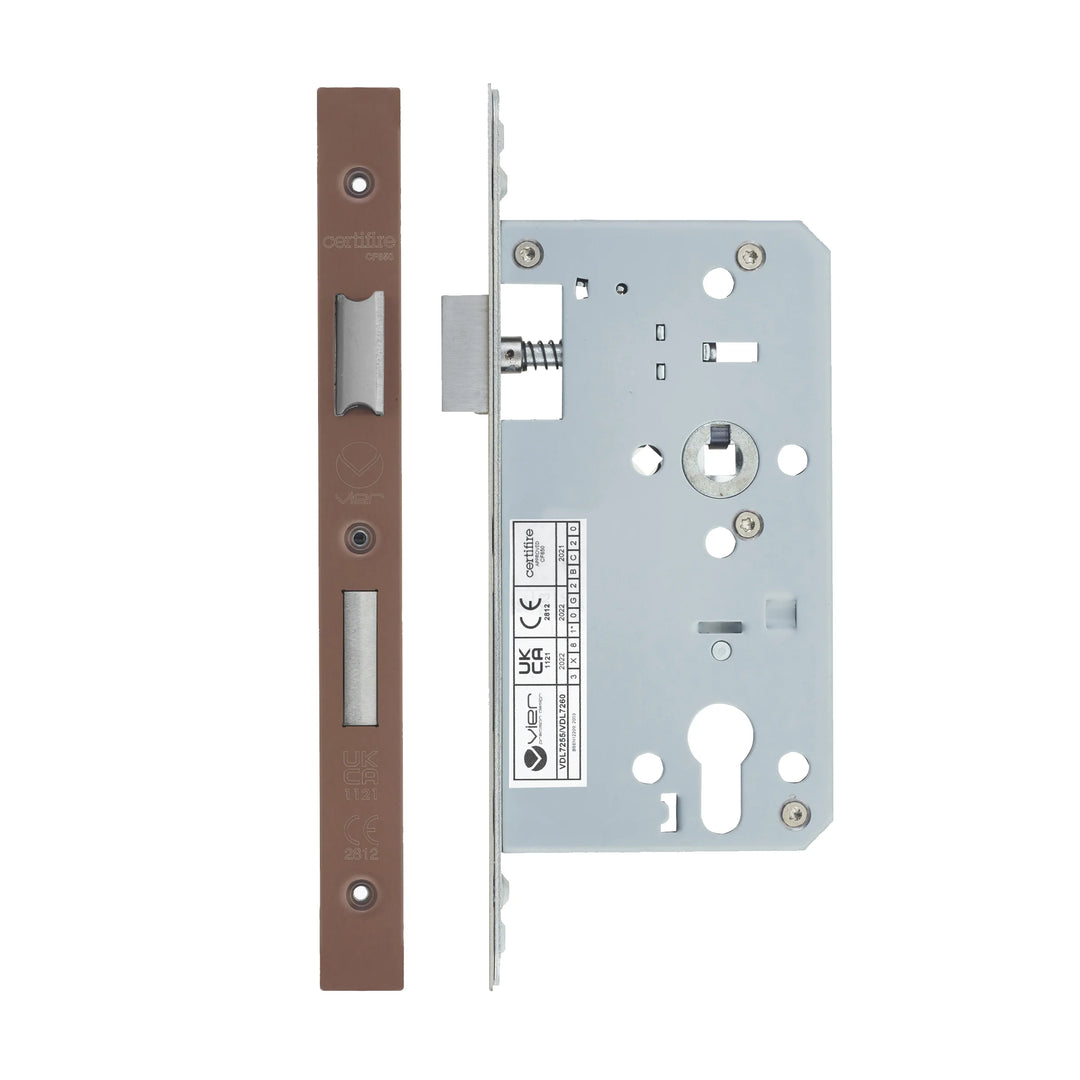 Zoo Hardware European DIN Square Cylinder Sashlock - 2 Piece - 60mm