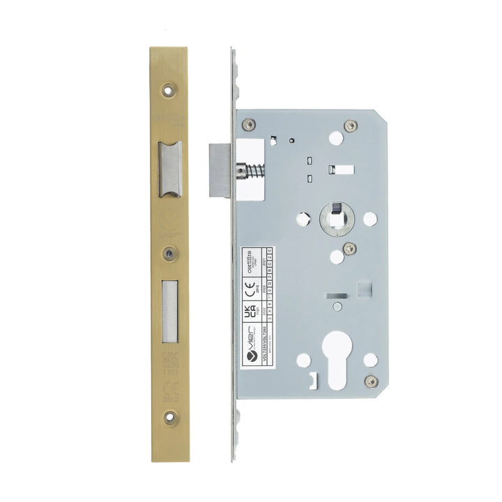 Zoo Hardware European DIN Square Cylinder Sashlock - 2 Piece - 60mm