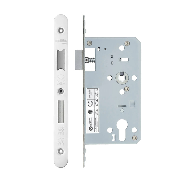 Zoo Hardware European DIN Radius Cylinder Sashlock - 2 Piece - 60mm