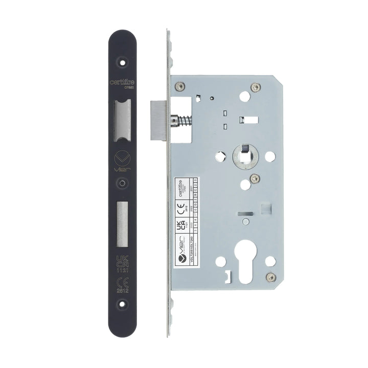 Zoo Hardware European DIN Radius Cylinder Sashlock - 2 Piece - 60mm