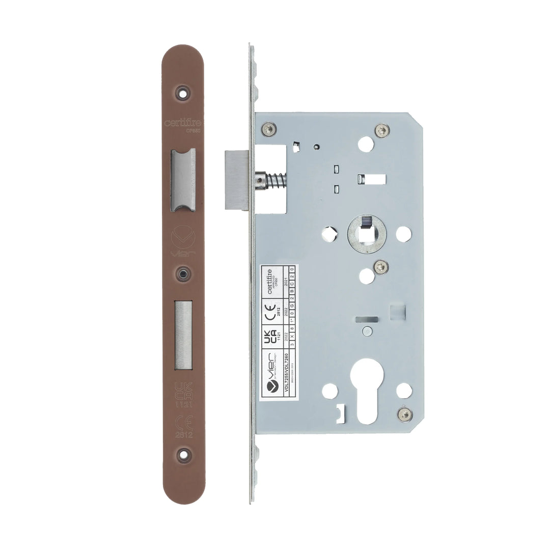 Zoo Hardware European DIN Radius Cylinder Sashlock - 2 Piece - 60mm