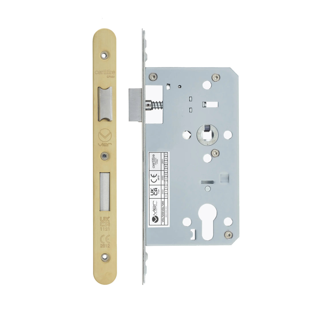 Zoo Hardware European DIN Radius Cylinder Sashlock - 2 Piece - 60mm