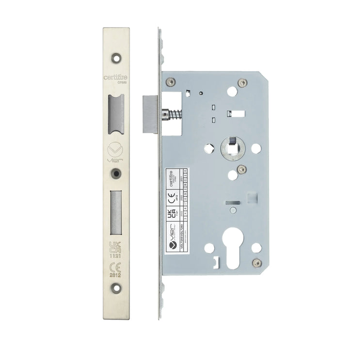 Zoo Hardware European DIN Square Cylinder Sashlock - 2 Piece - 60mm