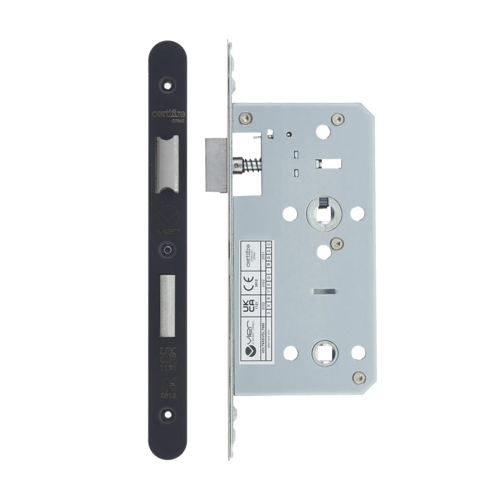 Zoo Hardware European DIN Radius Bathlock - 2 Piece - 55mm