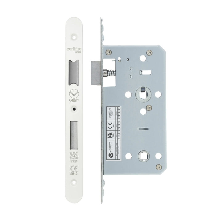Zoo Hardware European DIN Radius Bathlock - 2 Piece - 55mm