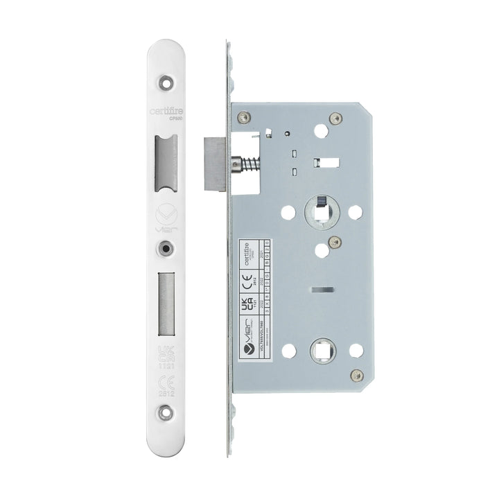 Zoo Hardware European DIN Radius Bathlock - 2 Piece - 55mm