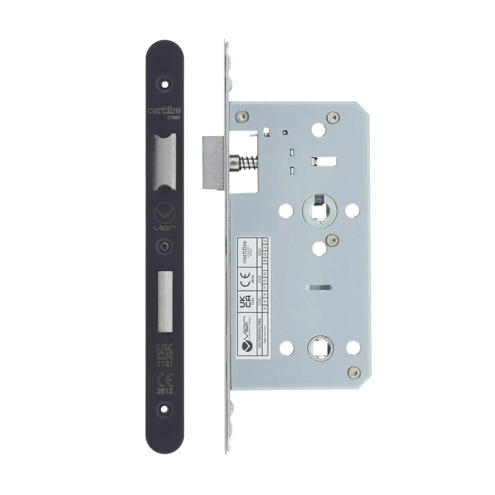 Zoo Hardware European DIN Radius Bathlock - 2 Piece - 55mm