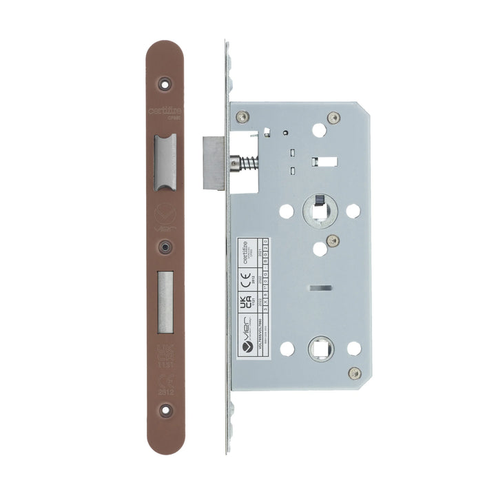 Zoo Hardware European DIN Radius Bathlock - 2 Piece - 55mm