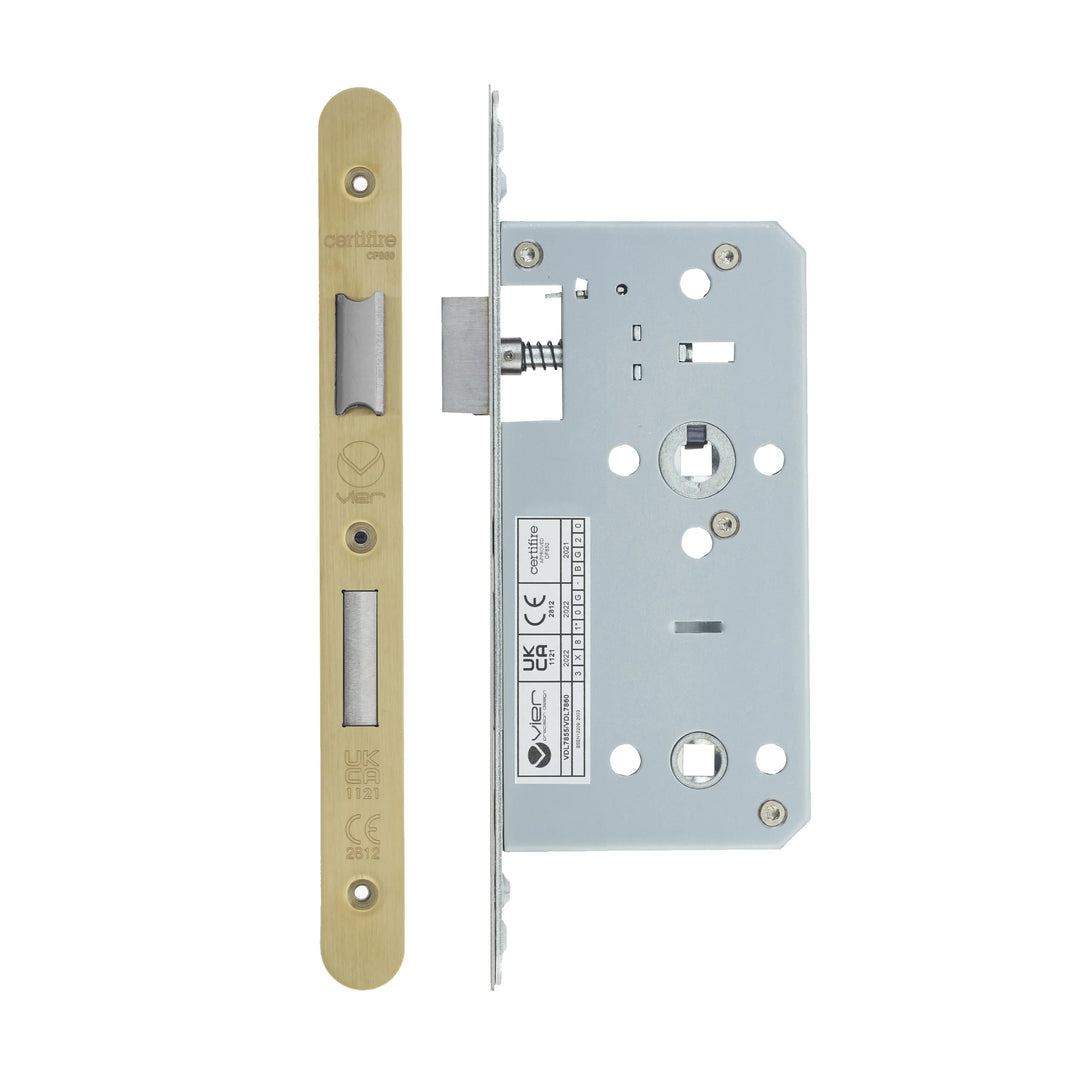 Zoo Hardware European DIN Radius Bathlock - 2 Piece - 55mm