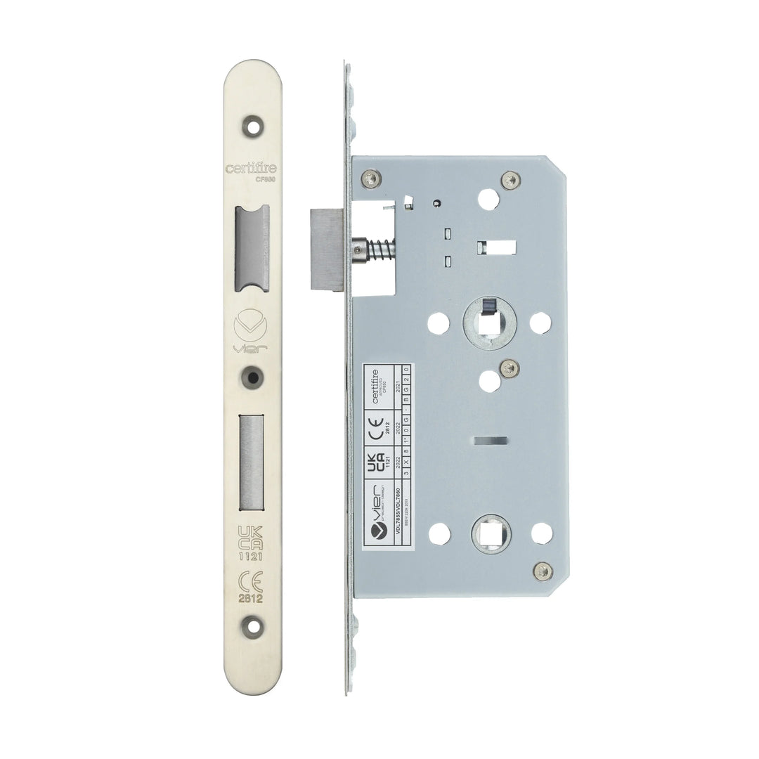 Zoo Hardware European DIN Radius Bathlock - 2 Piece - 55mm