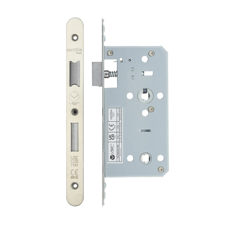 Zoo Hardware European DIN Radius Bathlock - 2 Piece - 55mm