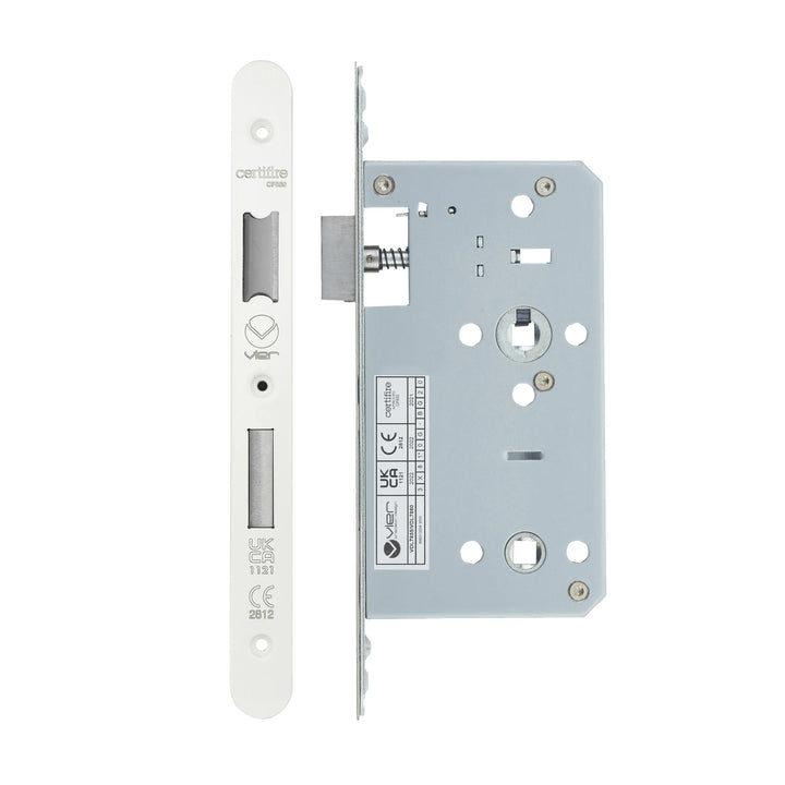 Zoo Hardware European DIN Radius Bathlock - 2 Piece - 60mm